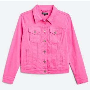 NWOT Lily Pullizer Purple Button Down Jean Jacket